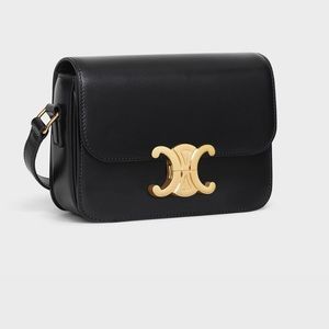 Celine Triomphe Teen bag in black
